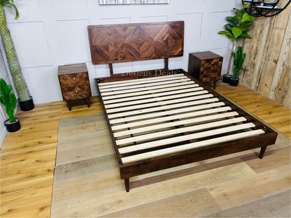 Swoon John Lewis + Swoon Franklin Bed Frame, Double Size, Dark Brown Rrp£799 R22
