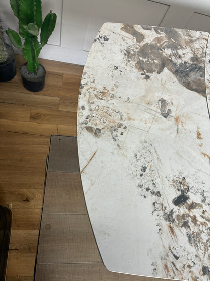 Gallery Direct Bresso Bronze Extending Dining Table Rrp ££1259