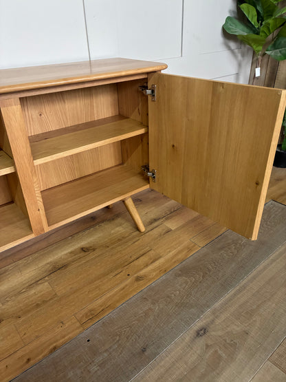 John Lewis Greenwood 2 Door Sideboard, Solid Oak/Bianco Oil Rep £499