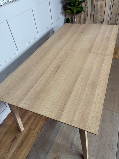 John Lewis Bari Extending Dining Table, Natural