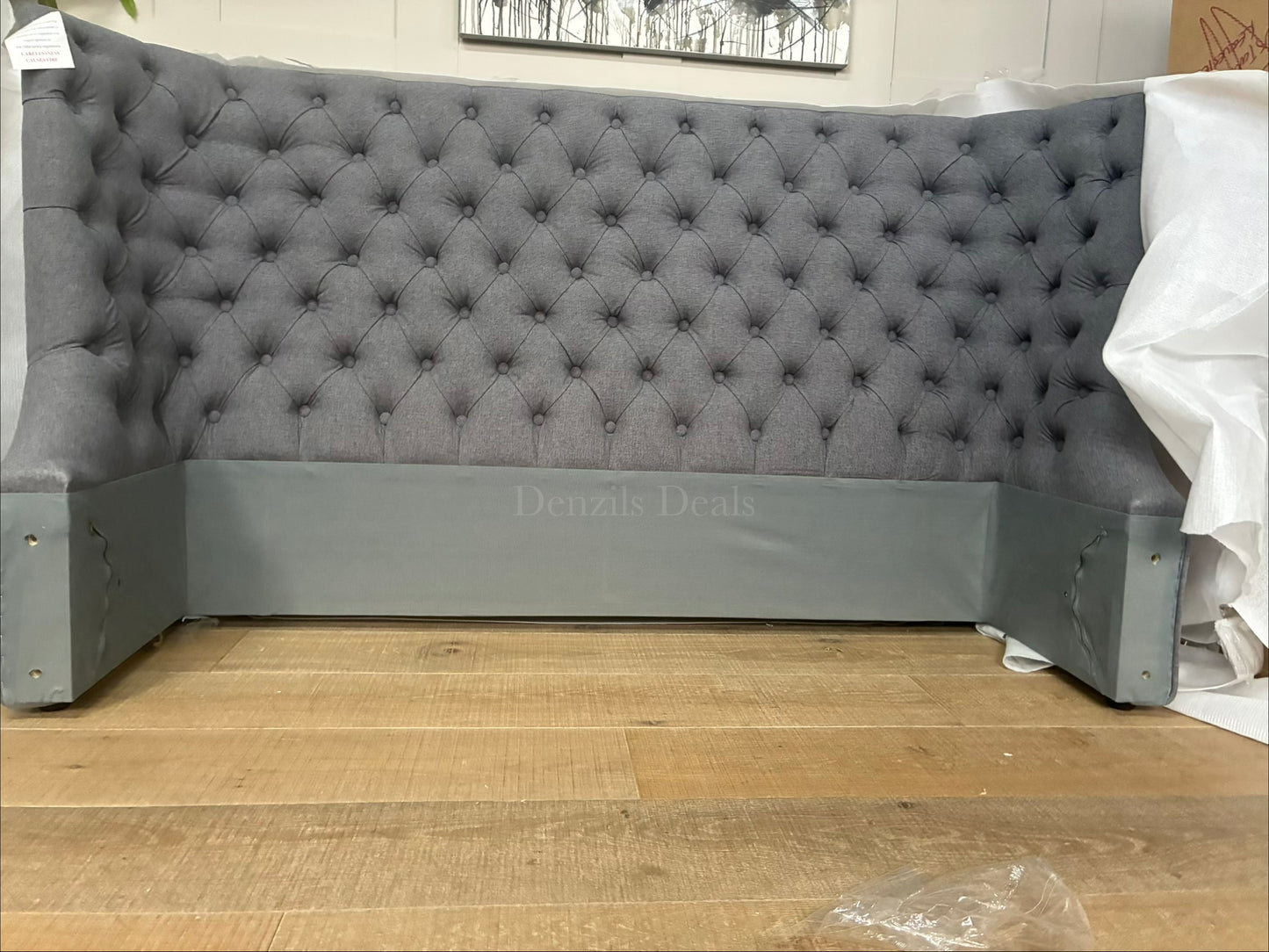 DFS Cavendish II Grey King Size Ottoman Storage Bed Frame RRP £1049 R51