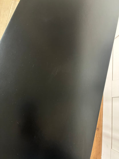 West Elm black metalwork console with 3 drawers 156.7cm Wide. Rrp £1029