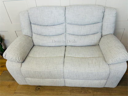 OAK FURNITURELAND Marlow 2 Seater Sofa Keswick Dove Fabric R50