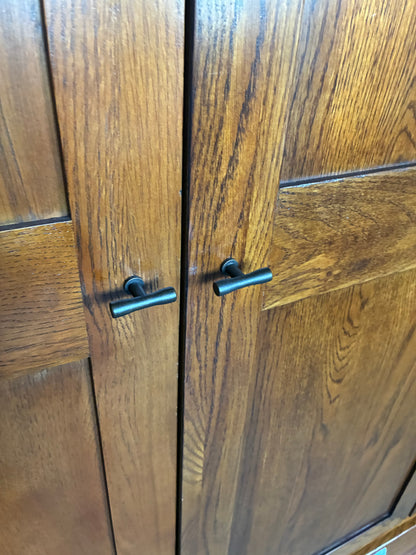 Cotswold WINCHCOMBE DARK OAK Triple Wardrobe