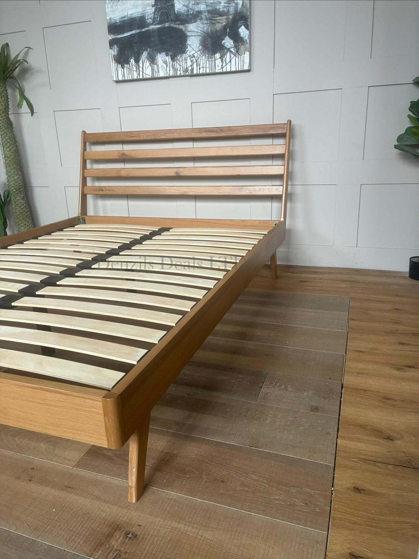 John Lewis X-Ray Oak Wood Bed Frame, King Size, rrp £899