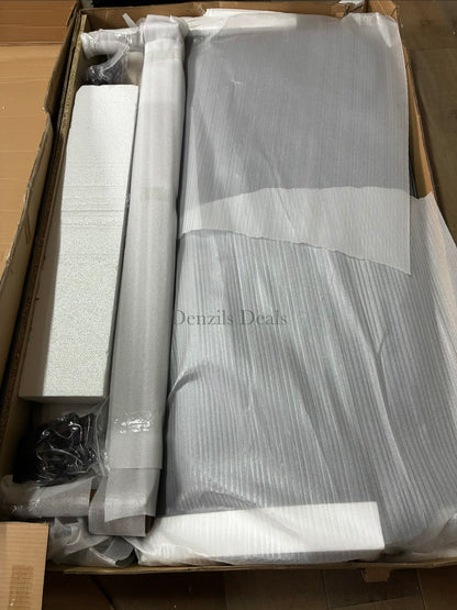 John Lewis Pillow Bed Frame, King Size, Blue Denim Rrp £639 R36