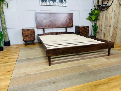 Swoon John Lewis + Swoon Franklin Bed Frame, Double Size, Dark Brown Rrp£799 R22