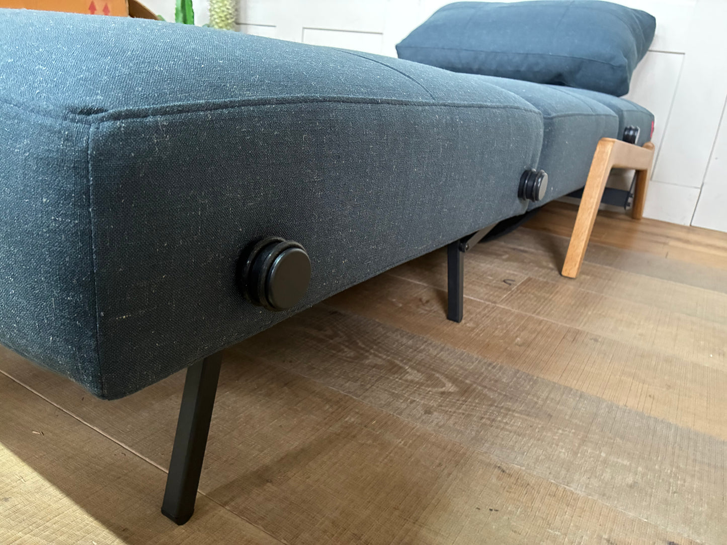 Innovation Living Cubed 90 Armchair Bed, Nist Blue 515 Rrp £1199