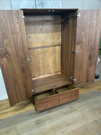 Fishe & Lilly WRIGHT WALNUT WARDROBE Rrp £1299