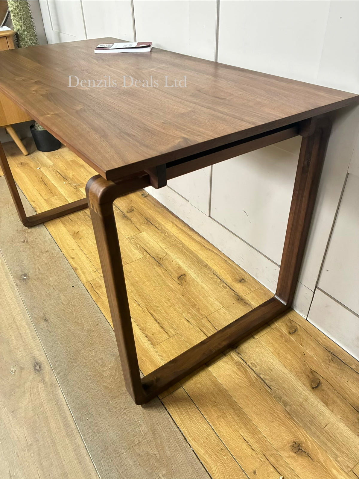 John Lewis Orbit Desk, Walnut Rrp £599 R17