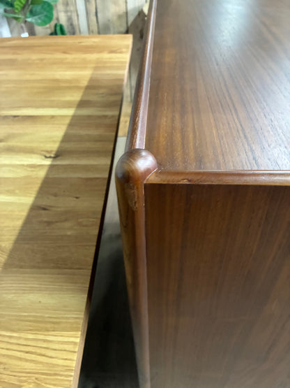 John Lewis Scandi 5 Drawer Wood Chest, Walnut Finish RRrp £649