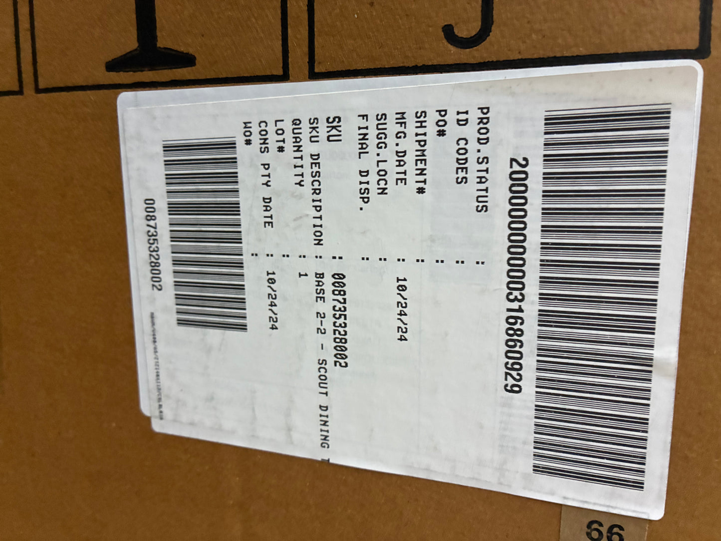 Anthropologie Scout Ash Wood Dining Table With Veneer Pattern Top R62