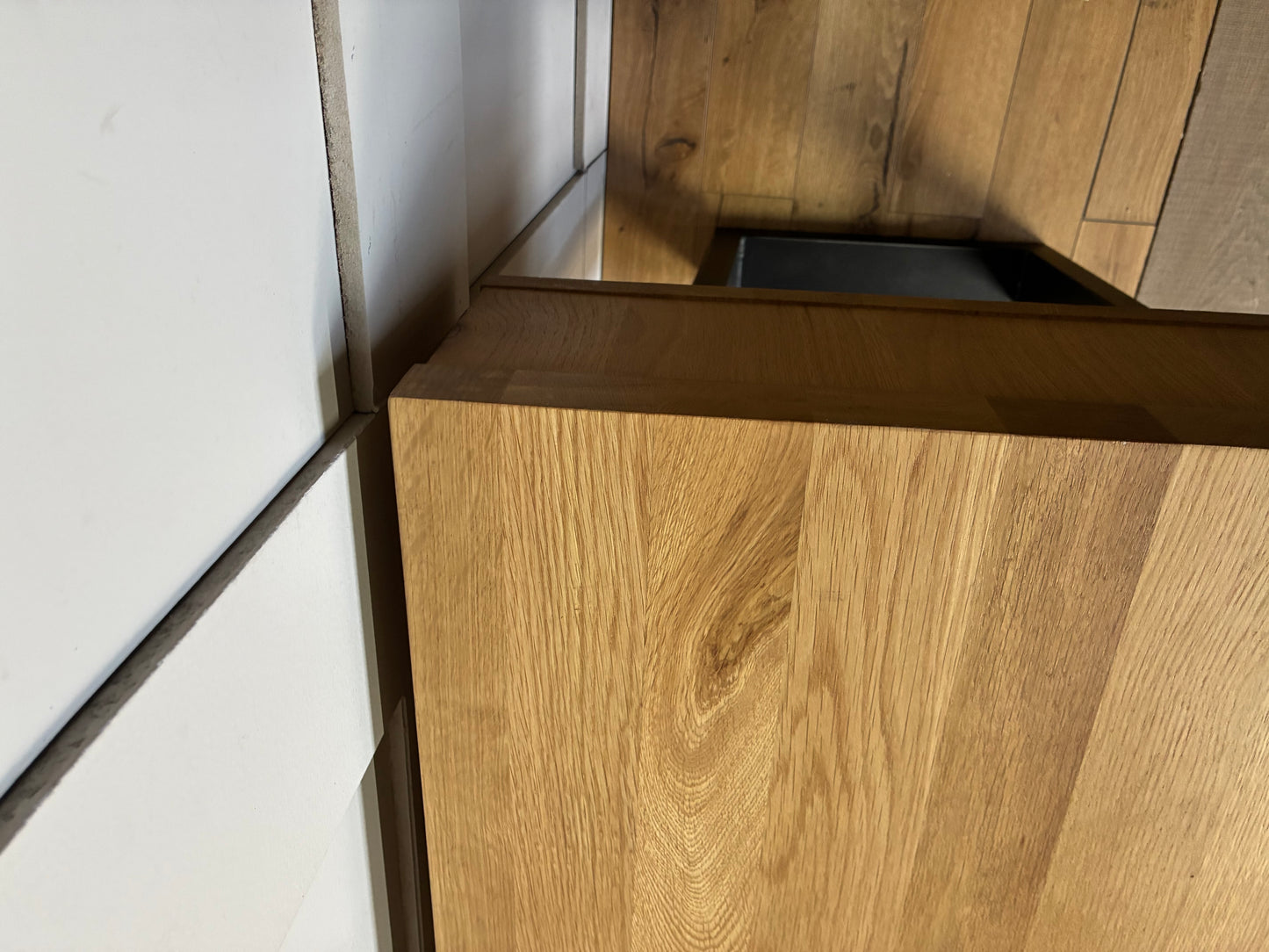 John Lewis Calia Small 2 Drawer Desk, Oak Rrp £599 R20