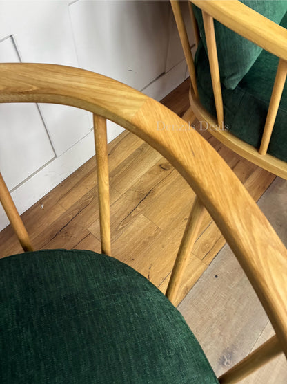 2x Frome Armchair, Forest Green John Lewis Rrp £1598