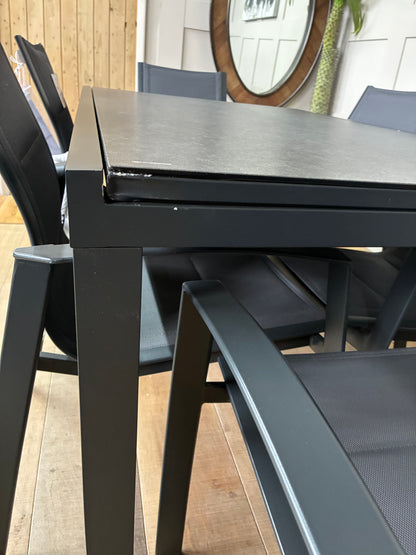 John Lewis Tampa Garden extending Dining Table With 6 dining Chairs