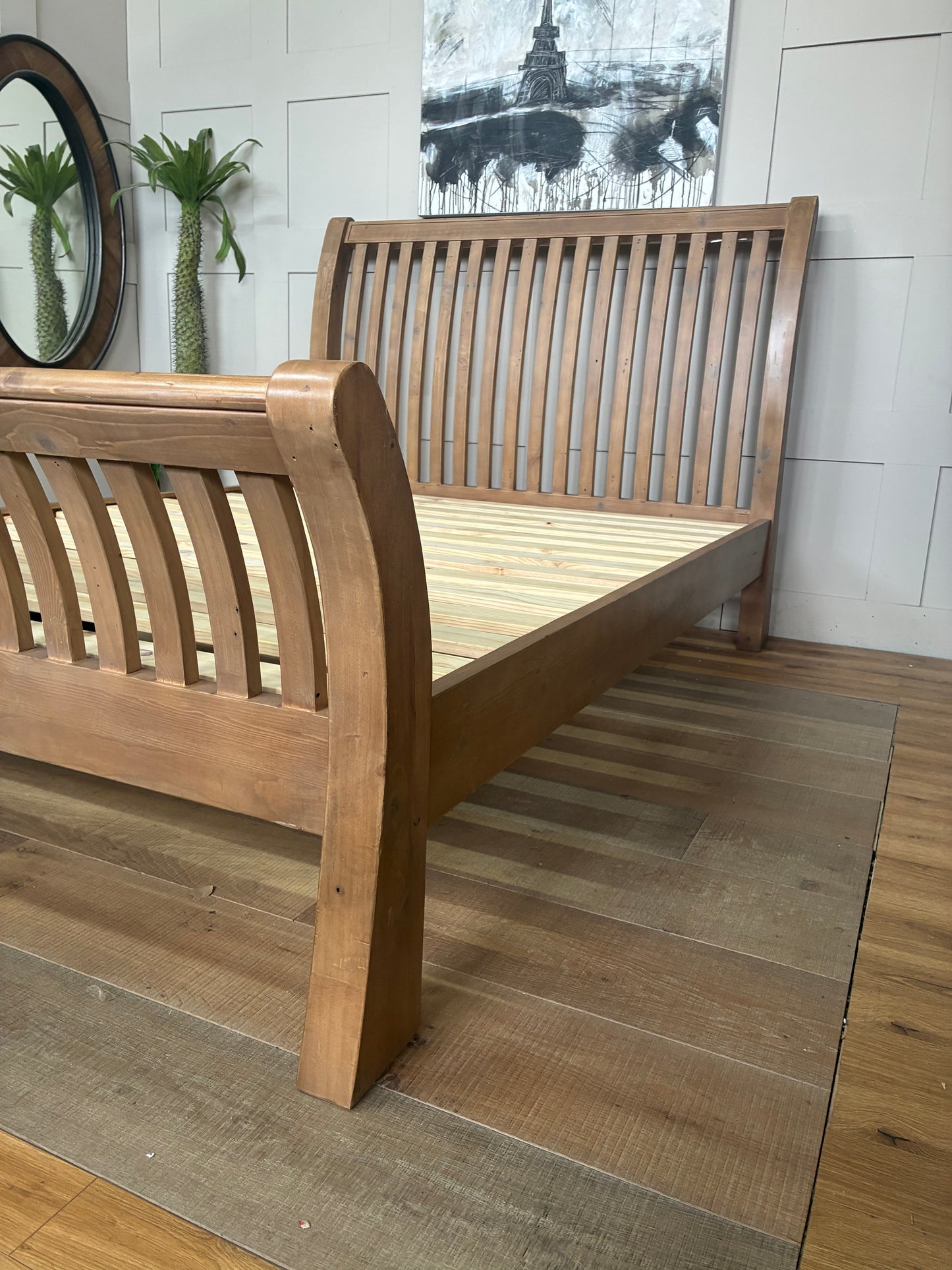 John Lewis Reclaimed Timber Bed Frame, King Size, Natural Wood RRP £1099
