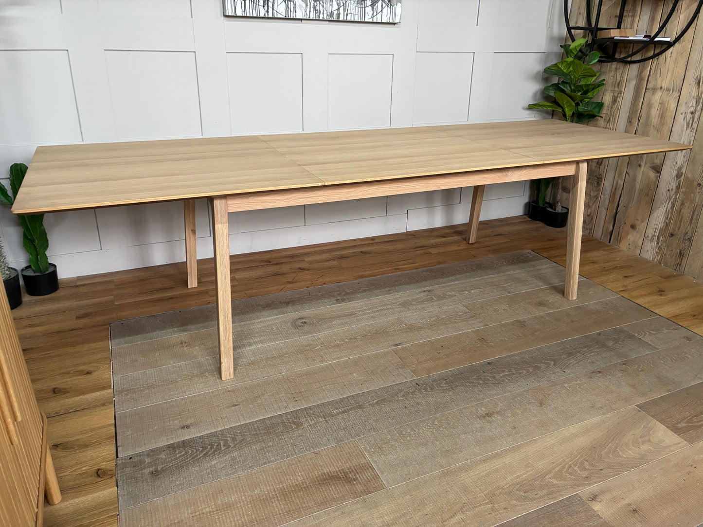 John Lewis Bari Extending Dining Table, Natural