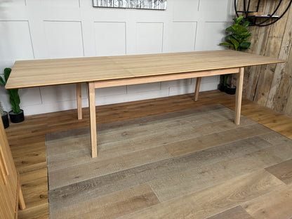 John Lewis Bari Extending Dining Table, Natural