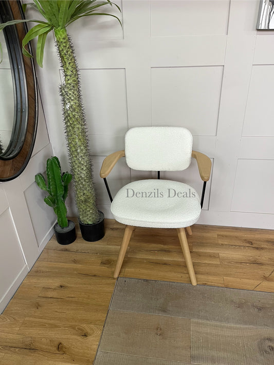 John Lewis Soren Office Chair, Ivory/Natural R52