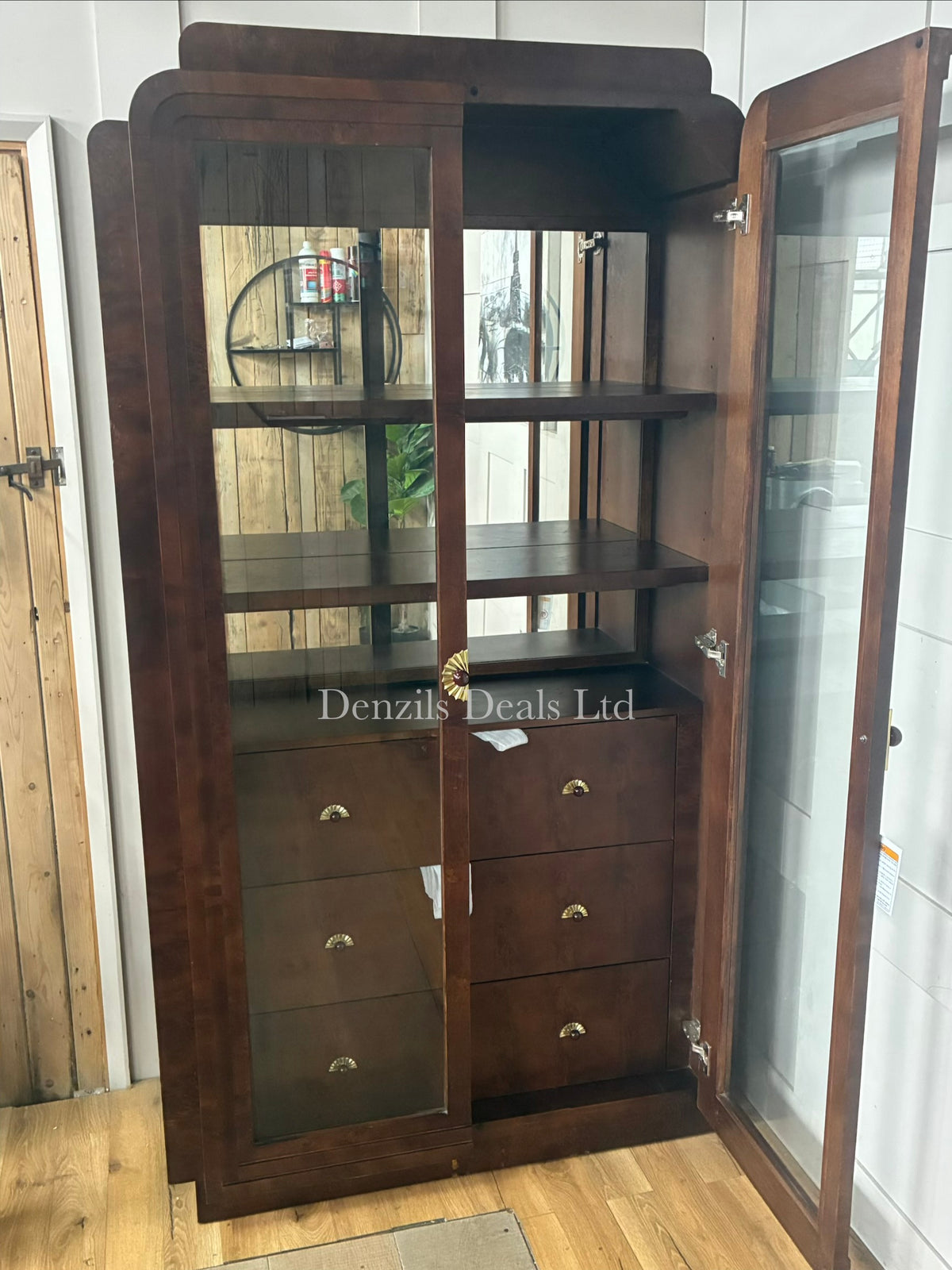Anthropologie Betti Hutch Wood Large Freestanding Cabinet Rrp £1998 R41