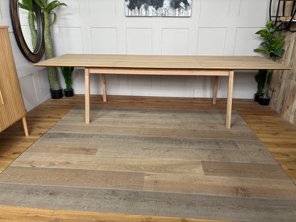 John Lewis Bari Extending Dining Table, Natural