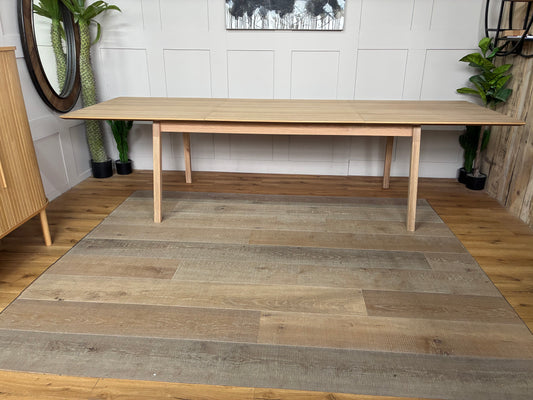 John Lewis Bari Extending Dining Table, Natural