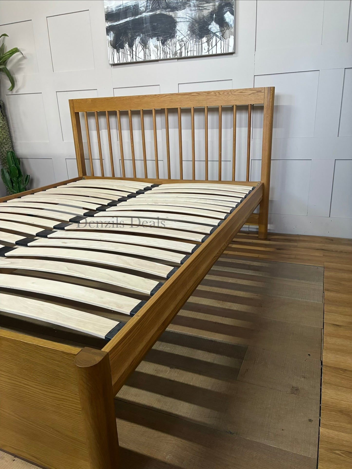 John Lewis Spindle Storage Bed Frame, king,  Rrp £1199 R32