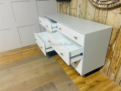 West Elm Modernist Wood & Lacquer 6-Drawer Dresser