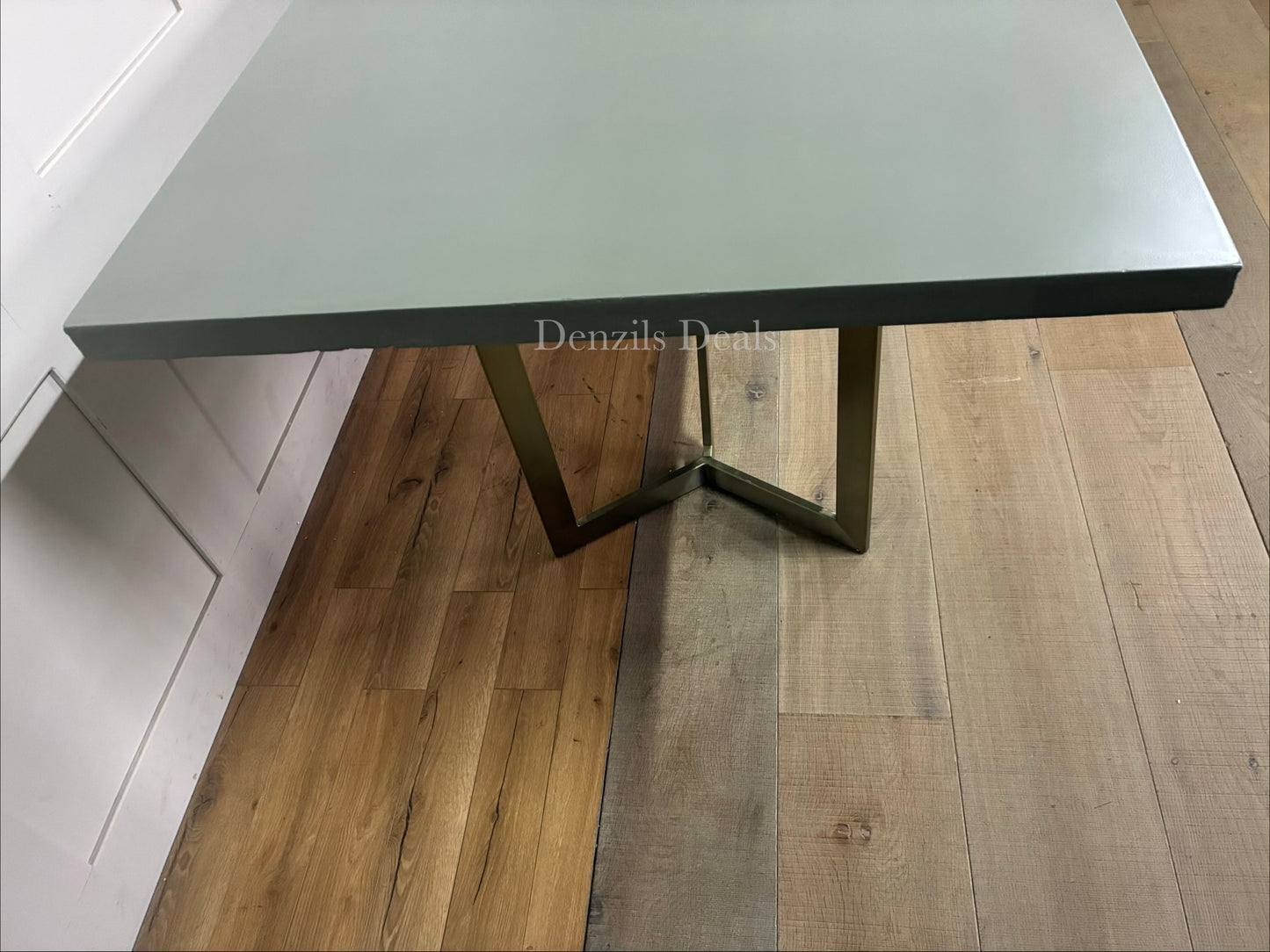 West Elm Tower Dining Table - Concrete RRP £999