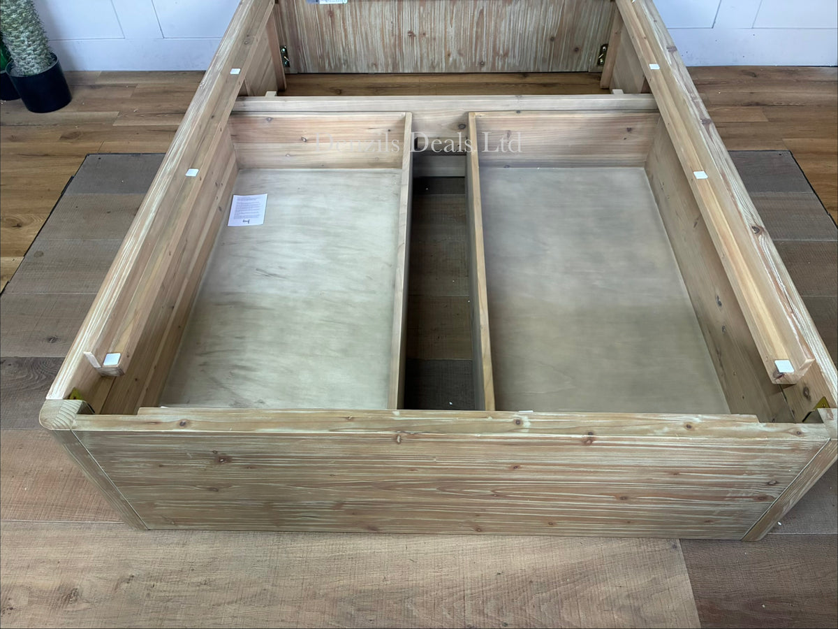 Loaf Woody Double Solid Wood Bed RRP £1149 F3