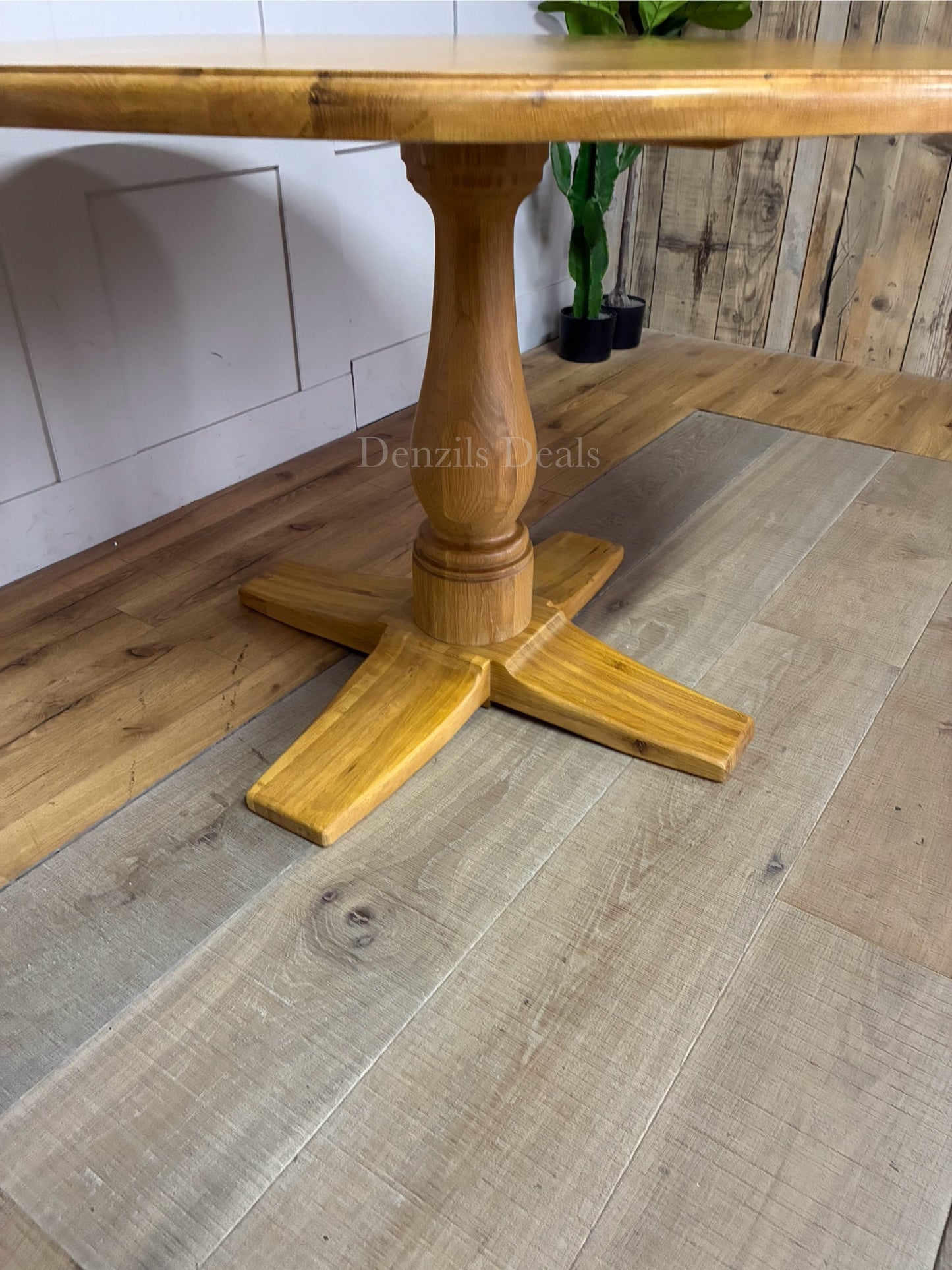 Oak FurnitureLand Round Dining Table, Henley, Natural Oak RRP £860