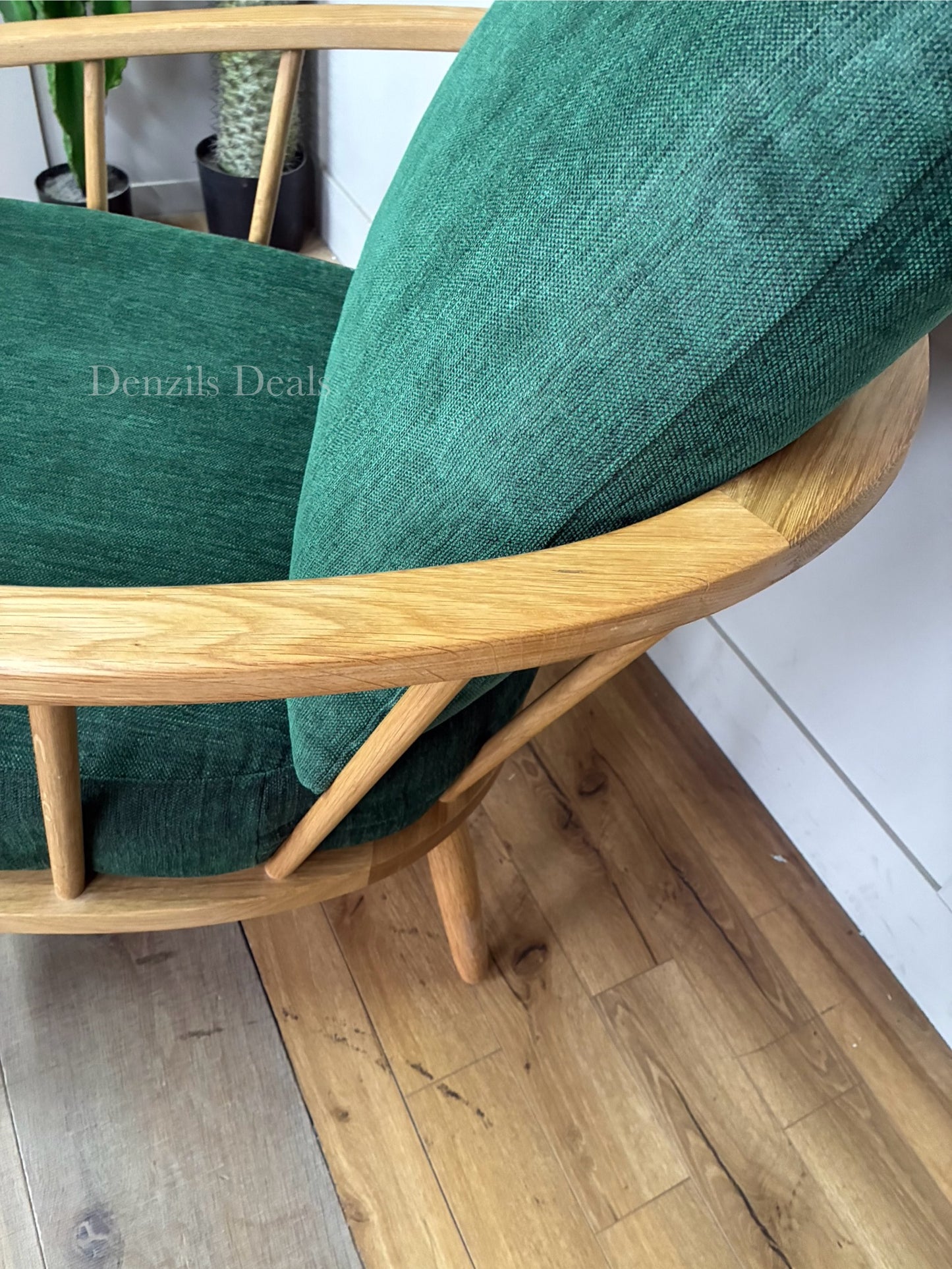 2x Frome Armchair, Forest Green John Lewis Rrp £1598