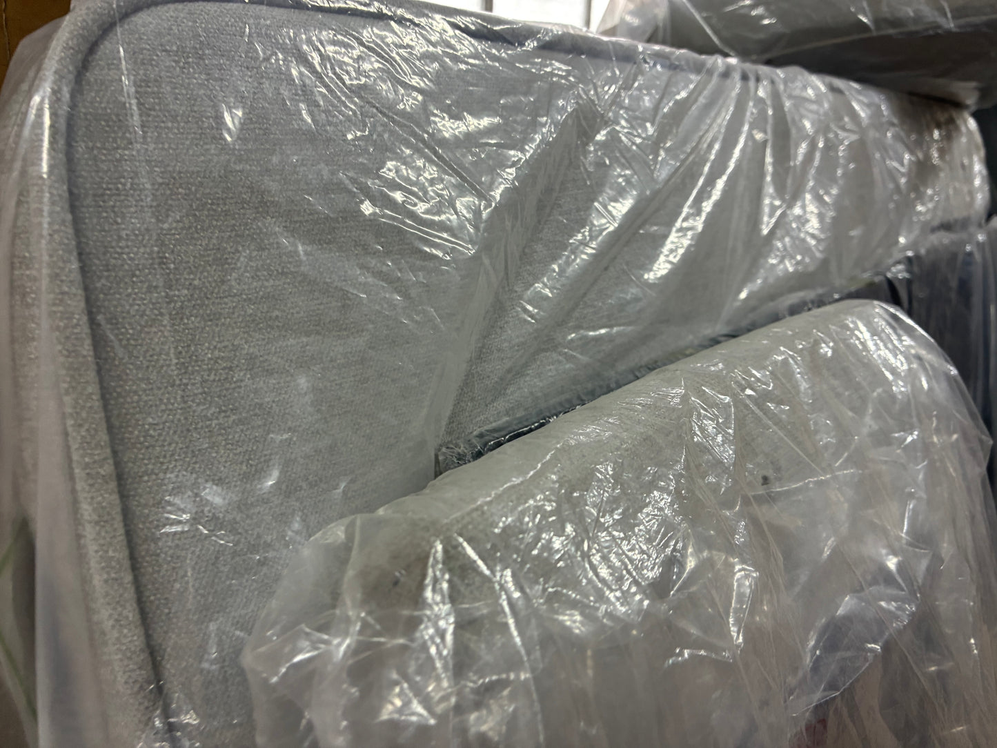 John Lewis Victor 135cm Ottoman Storage Upholstered Bed Frame GREY