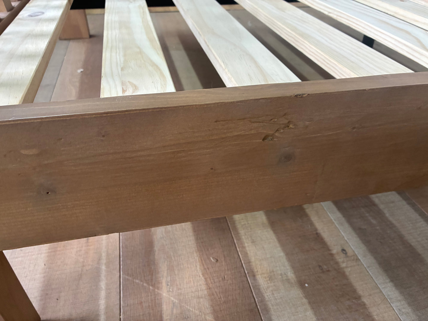 John Lewis Reclaimed Timber Bed Frame, King Size, Natural Wood RRP £1099