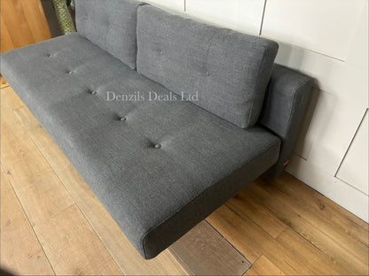 Innovation Living Recast Sofa Bed with Pocket Sprung Mattress, Dark Legs,