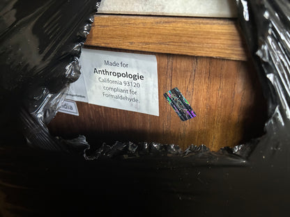 Anthropologie Amelia Marble-Top Nightstand R56