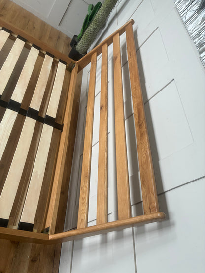 John Lewis X-Ray Oak Wood Bed Frame, King Size, rrp £899