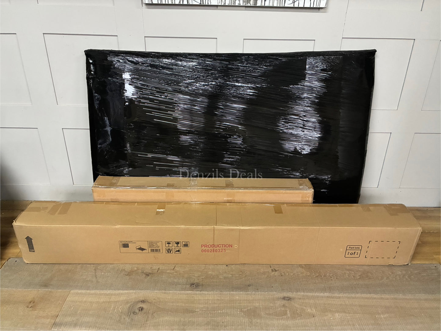 John Lewis Rattan Kingsize Bed Cherry  R50