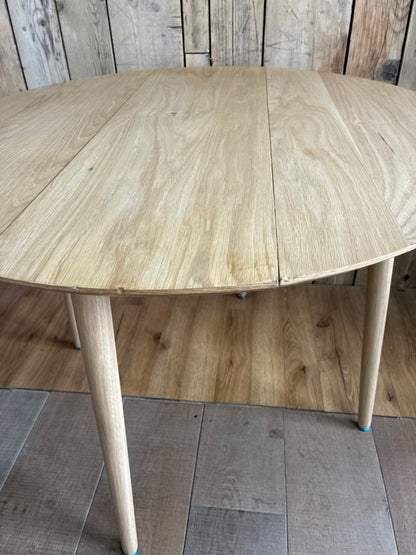 Gallery Direct Lewes Folding Dining Table, Natural Rrp £430 R14