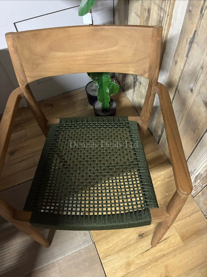 John Lewis Terra Garden Table And 6  Scandi Dining Chairs