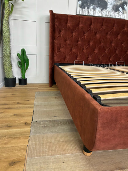 Tempur Arc™ Luxury Upholstered Ottoman Supper King Size Bed Frame