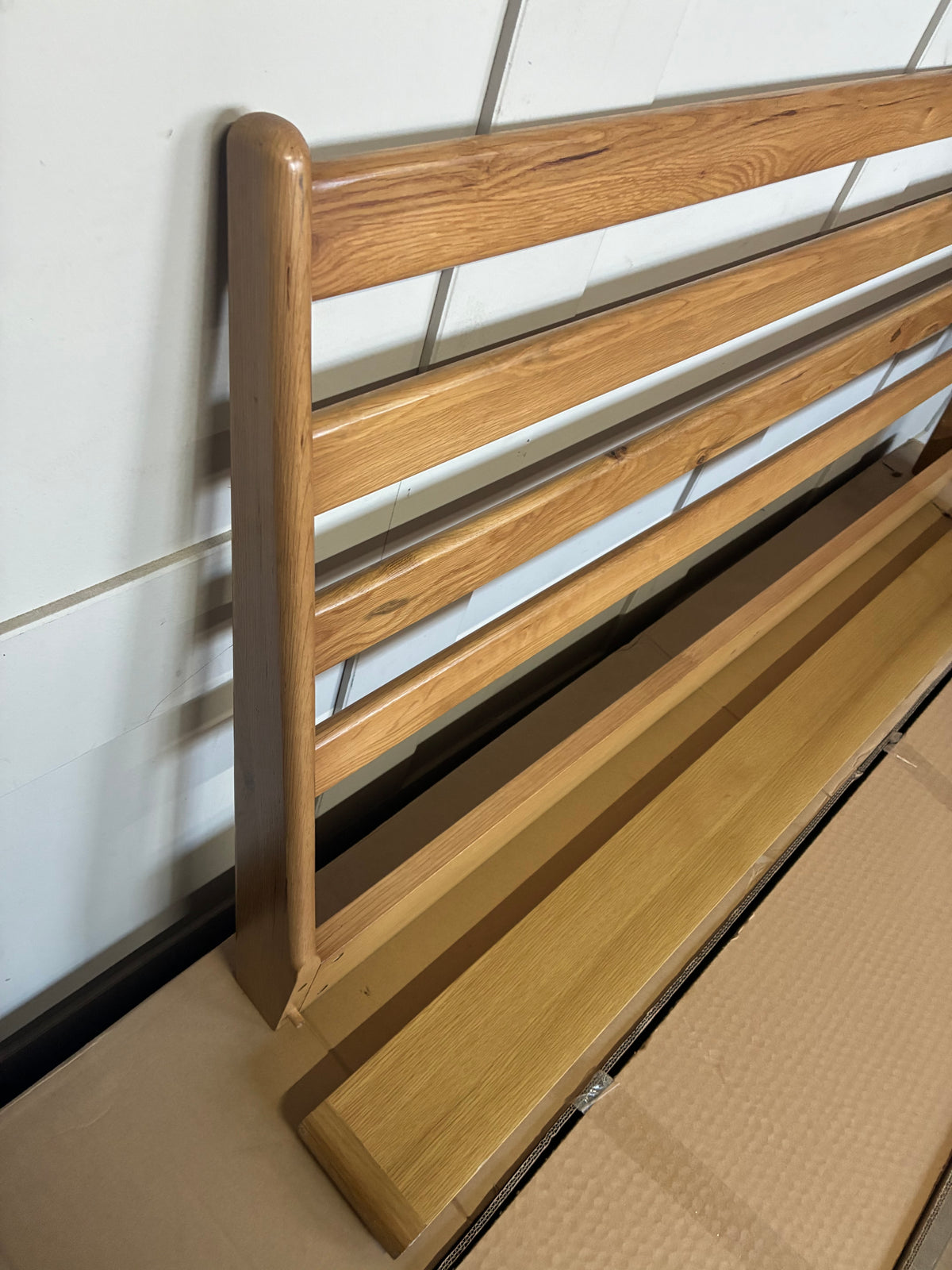 John Lewis X-Ray Oak Wood Bed Frame, King Size, R52 rrp £899