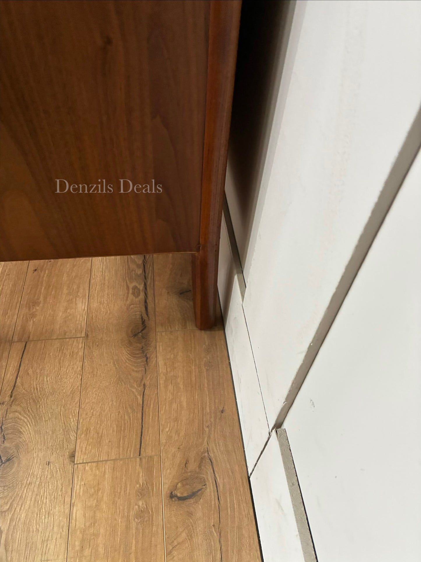 John Lewis Scandi 5 Drawer Wood Chest, Walnut Finish R20 Rrp £649