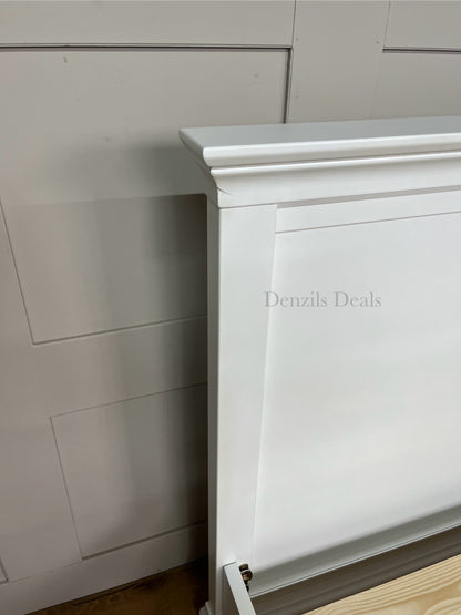 Cotswold CHANTILLY  Cool White 5ft Kingsize Bed
