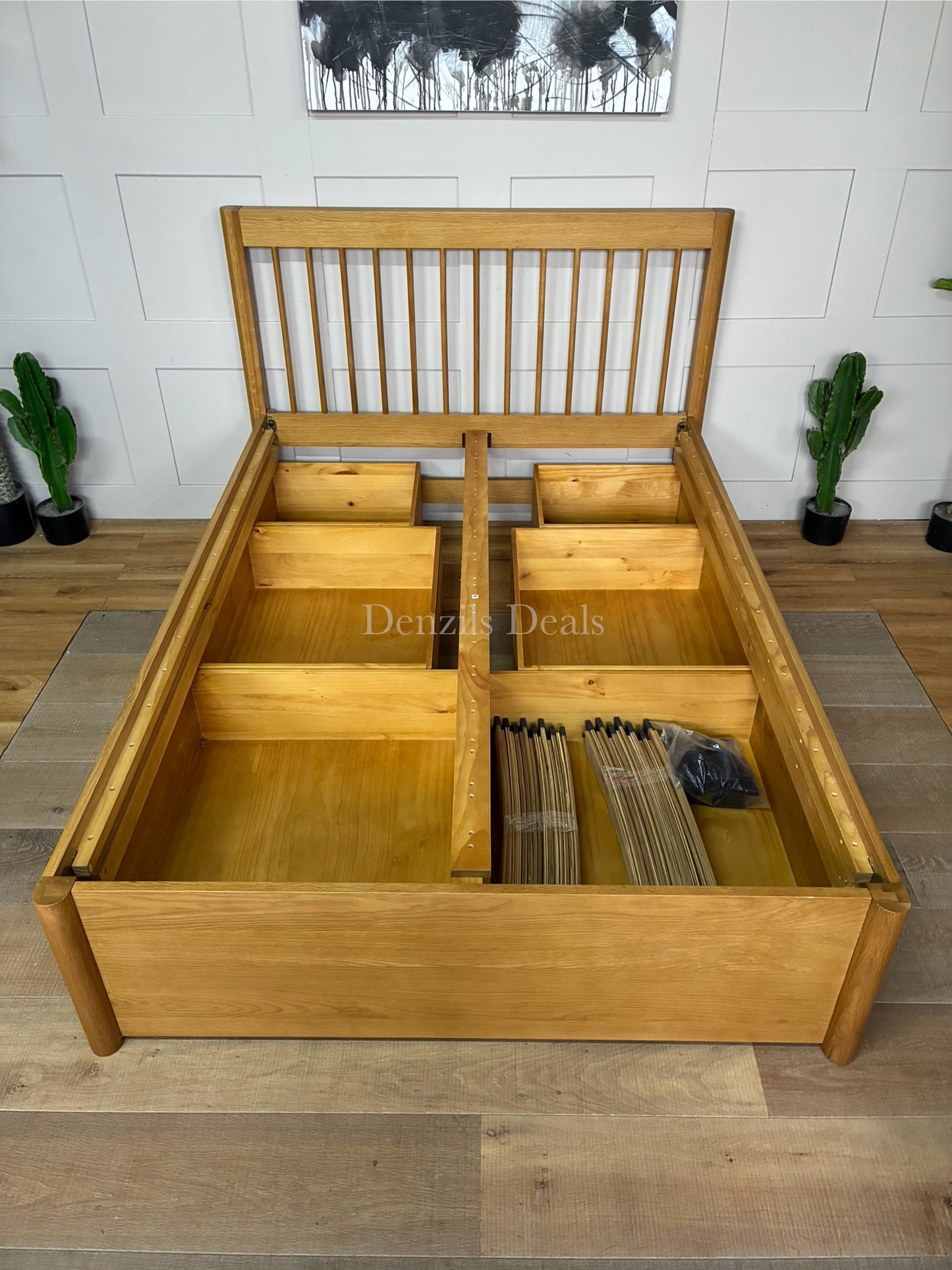 John Lewis Spindle Storage Bed Frame, Double,  Rrp £1099