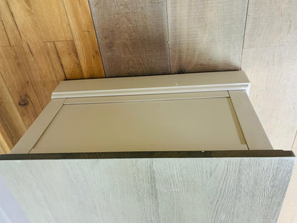 BROMPTON Painted Acacia & Ash Top Triple Wardrobe Rrp £1599..