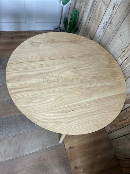Gallery Direct Lewes Folding Dining Table, Natural Rrp £430 R14