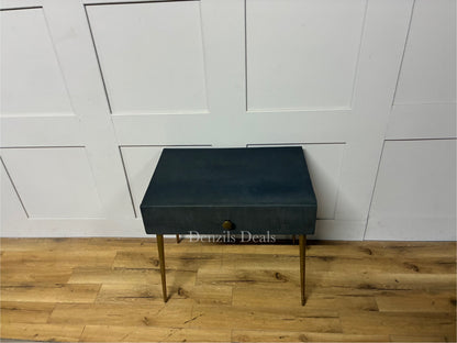 D.I. DESIGNS Greyshott Bedside Table Grey  Rrp £766 R16