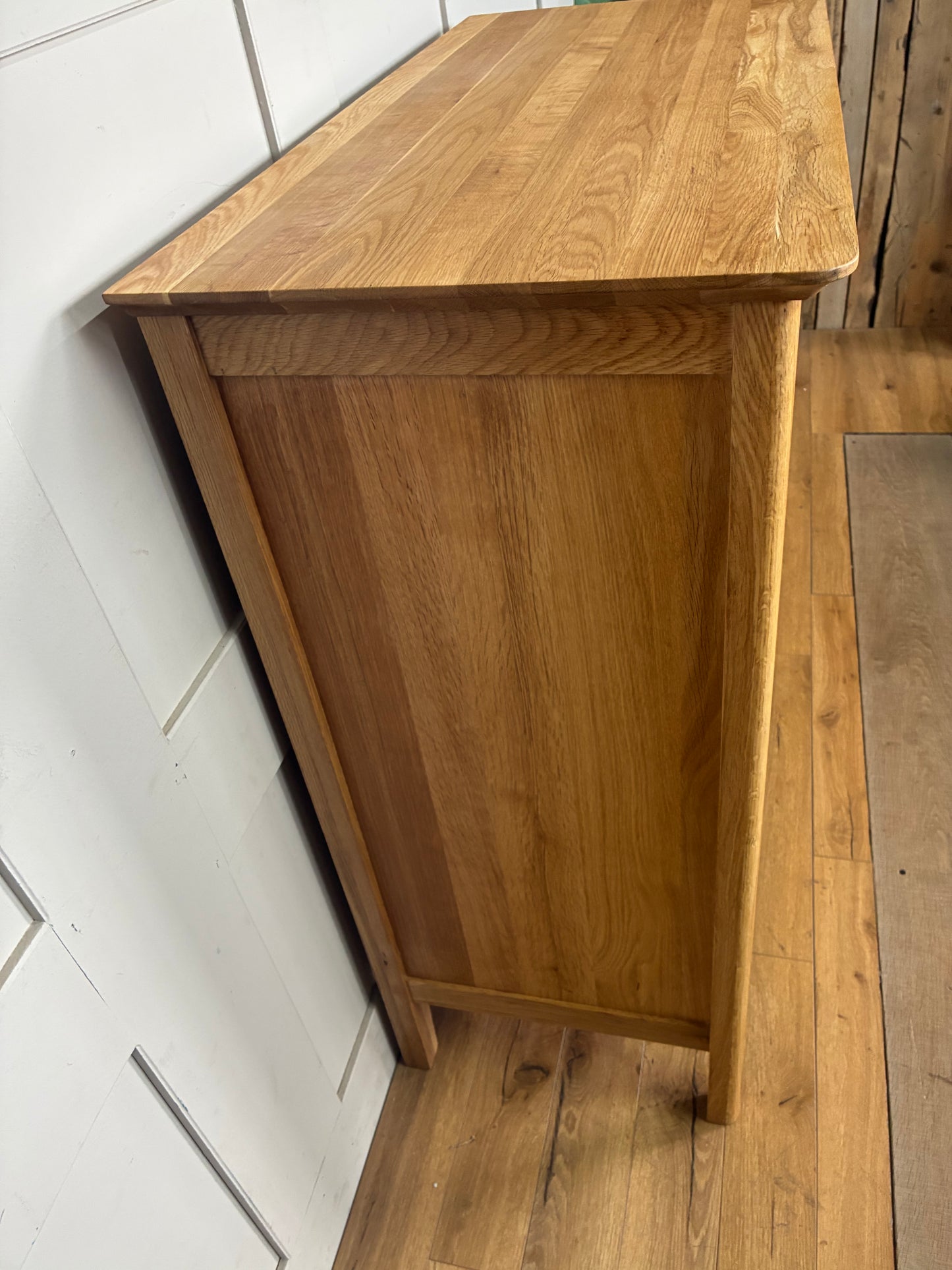 COPENHAGEN 5 Drawer Chest Natural Solid Oak By Oak Furnitureland