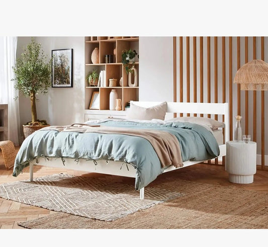 Eve Sleep Minimal Bed Frame White. King Size 
